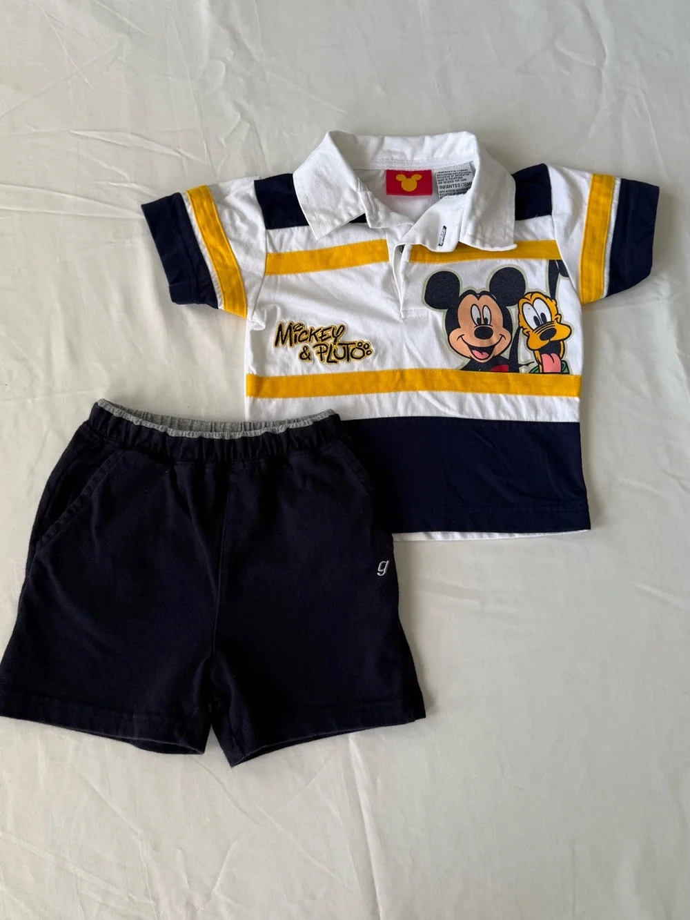 Vintage Y2K Mikey Mouse Two Piece Set